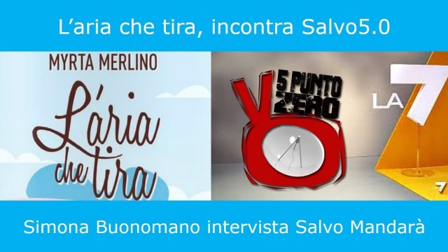 Intervista di Simona Buonomano, l’aria che tira, La7