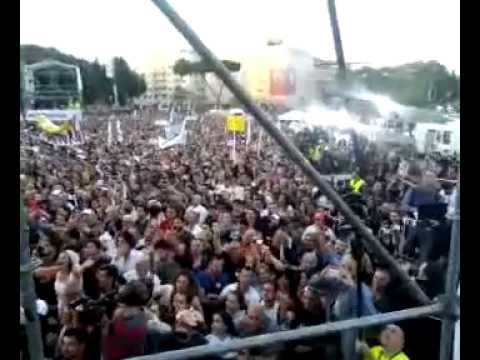 #VinciamoNoi Tour. Roma. Beppe Grillo, Elio Lannutti, Ferdinando Imposimato.