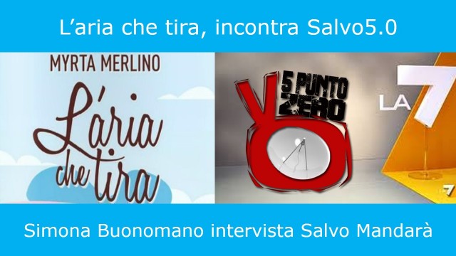 Intervista di Simona Buonomano per “l’aria che tira” La7