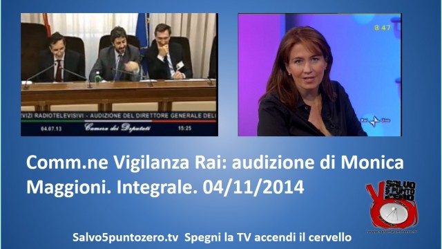 Commissione di Vigilanza RAI seduta del 04/11/2014. Integrale