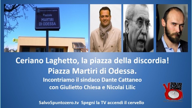 Ceriano Laghetto. La piazza della discordia! Piazza martiri di Odessa. Integrale. 06/02/2015