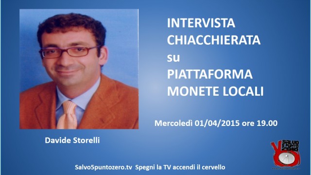 Intervista chiacchierata con Davide Storelli sulla nuova piattaforma pecuswap.com. 01/04/2015