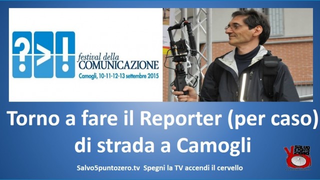 Un reporter per caso a Camogli. Domande in diretta ai passanti. Sera. 12/09/2015