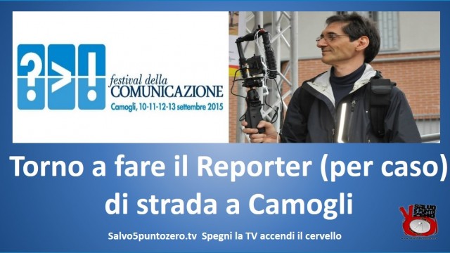 Un reporter per caso a Camogli. Domande in diretta ai passanti. 12/09/2015. Pomeriggio. Parte 1/2