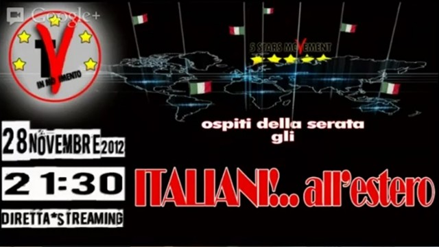 Italiani all’Estero. 28/11/2012