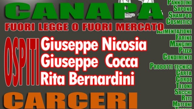 Canapa e carceri. 12/12/2012