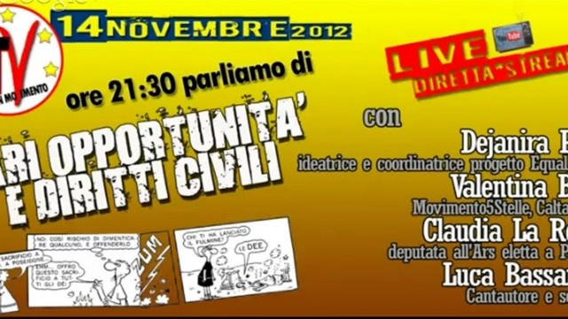 Pari opportunità e diritti civili. 14/11/2015