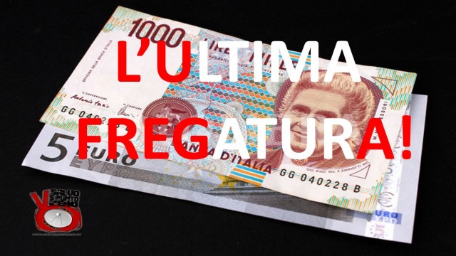 Lira vs Euro. L’ennesima fregatura! Con Davide Storelli. 16/11/2015