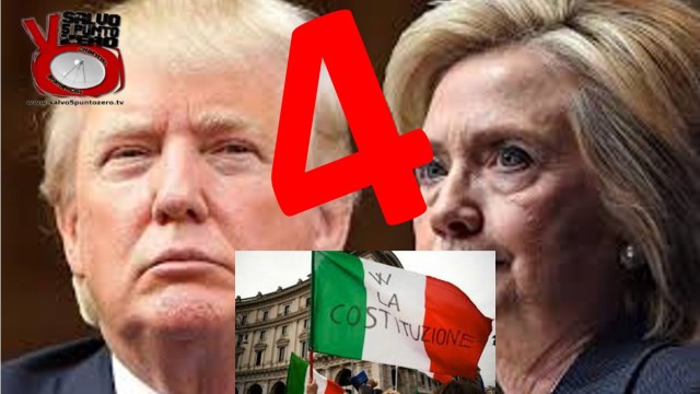 Hillary, Donald, Costituzione. Intanto noi festeggiamo 4 anni! Miscappaladiretta 07/11/2016