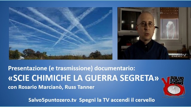 Presentazione documentario “Scie chimiche la guerra segreta”. 03/09/2014