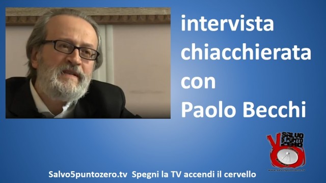 Intervista/chiacchierata con Paolo Becchi. 12/11/2014