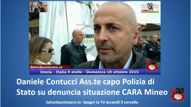 Daniele Contucci Ass.te capo Polizia di Stato su denuncia situazione CARA Mineo. #imola #italia5stelle.18/10/2015