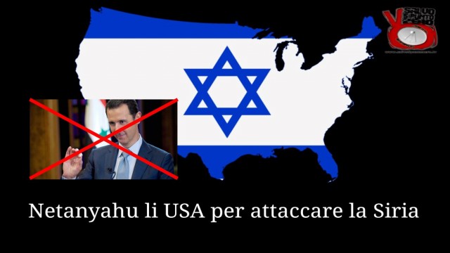 Netanyahu li USA per attaccare la Siria! Miscappaladiretta by night 07/04/2017.