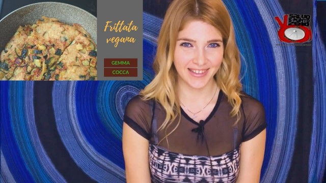 Le ricette di Gemma Cocca: frittata vegana di ceci e zucchine. 06/04/2017